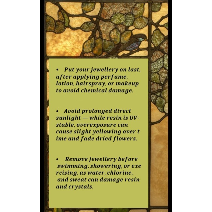 𝑾𝒆𝒂𝒓𝒊𝒏𝒈 - Orchid jewellry care guide