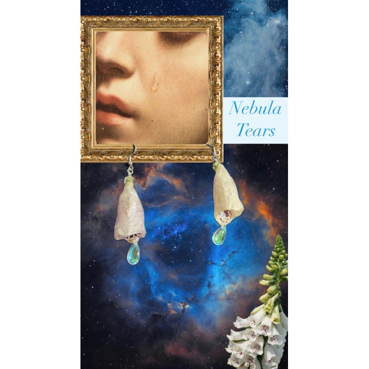 𝑁𝑒𝑏𝑢𝑙𝑎 𝑇𝑒𝑎𝑟𝑠 - Foxglove turned into magic earrings
