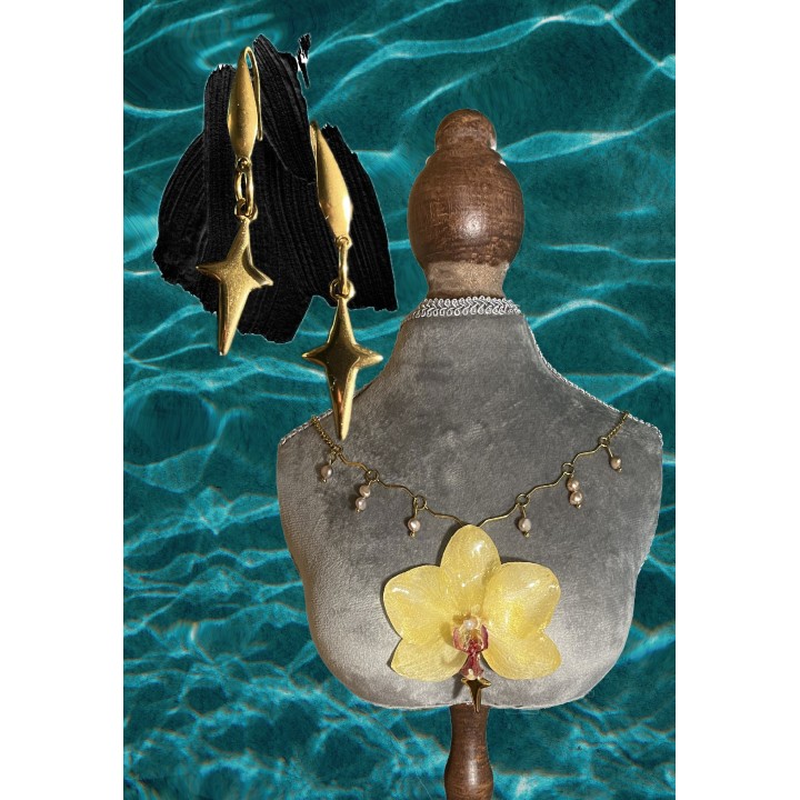 𝑺𝒕𝒂𝒓 𝑾𝒉𝒊𝒔𝒑𝒆𝒓 - Star Earrings